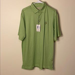 Polyester button up golf shirt